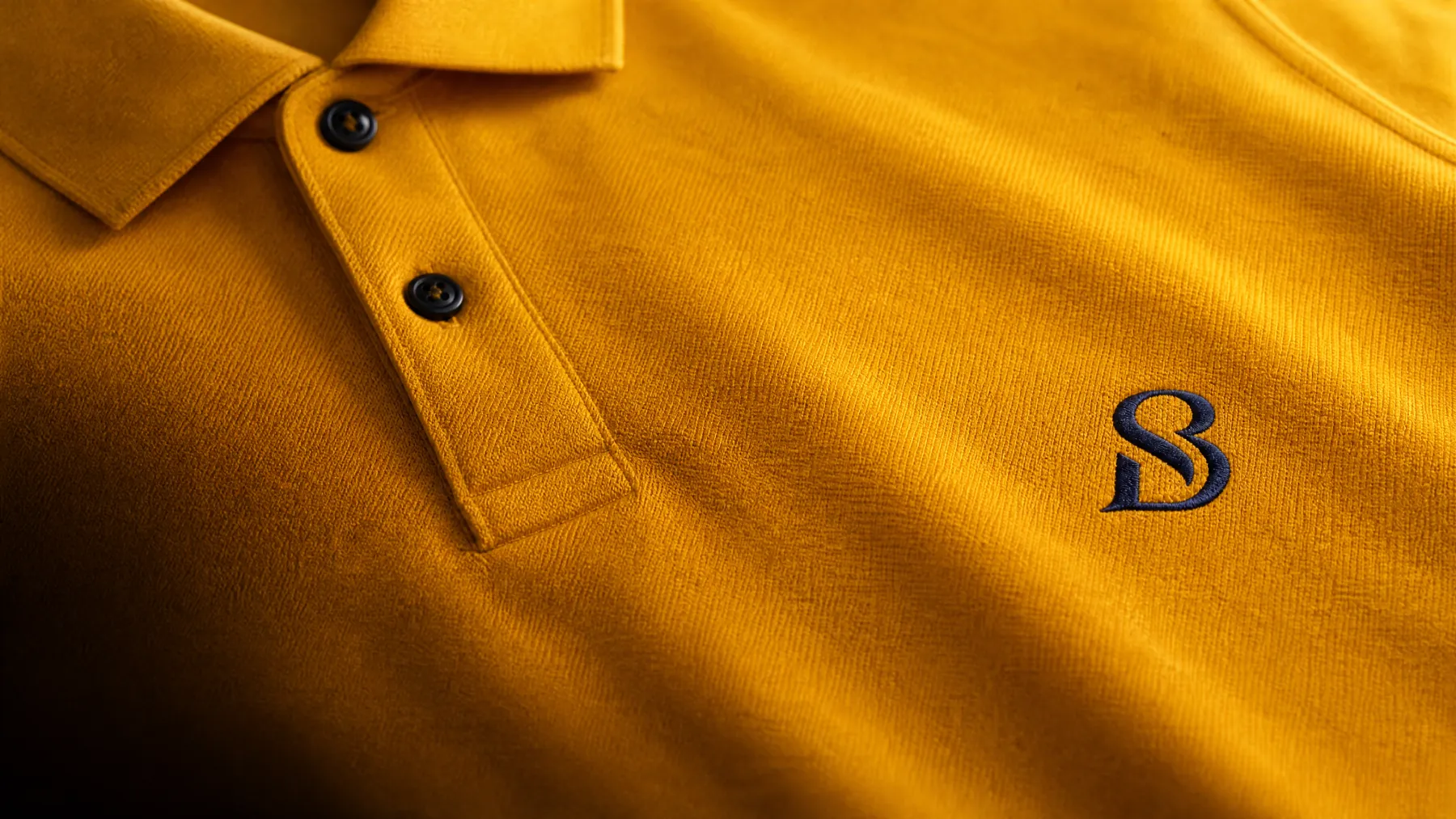 Polosweater met geborduurd logo