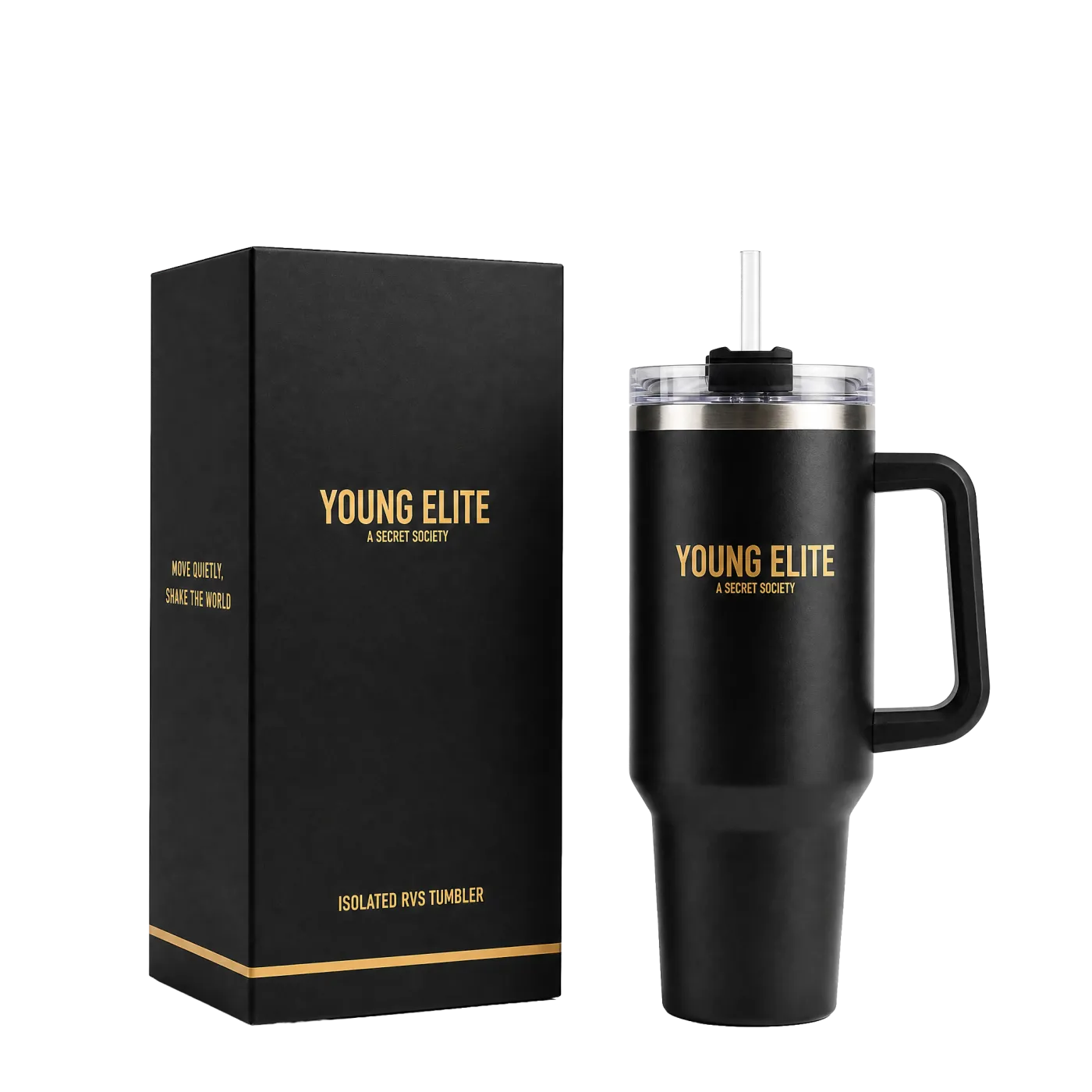 Drinkbeker met logo in een cadeaudoos